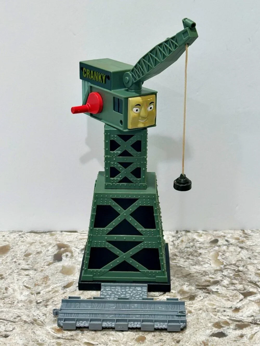 Thomas Friends Take Along CRANKY Crane with Dock Track Base 2006 Learning Curve